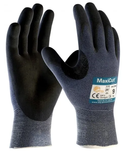 ATG 44-3745 MAXICUT ULTRA Protiporezné rukavice Čierna, 10