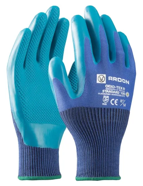 Ardon GREEN TOUCH Pracovné rukavice Modrá-Zelená, 11