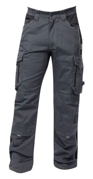 Ardon VISION Montérkové nohavice do pása 58, Tmavo sivá