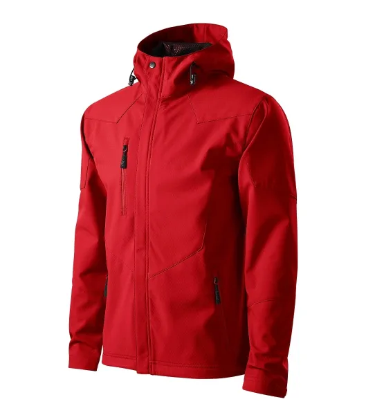Malfini NANO 531 Softshellová bunda pánska Červená, 3XL