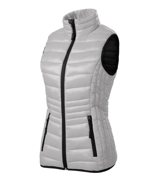 Malfini Premium EVEREST 554 Vesta dámska XS, Strieborno sivá