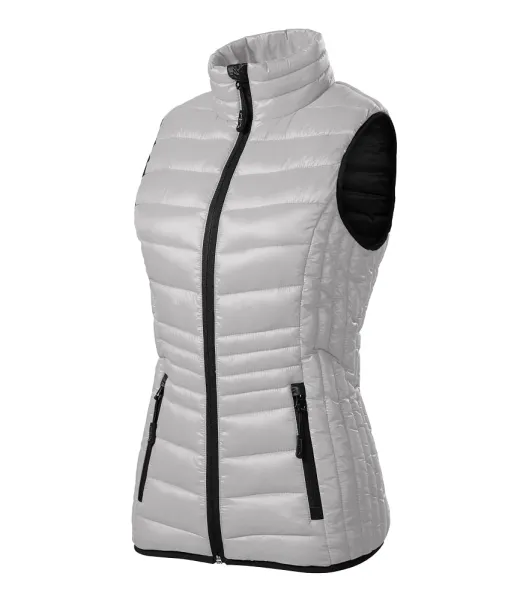 Malfini Premium EVEREST 554 Vesta dámska S, Strieborno sivá