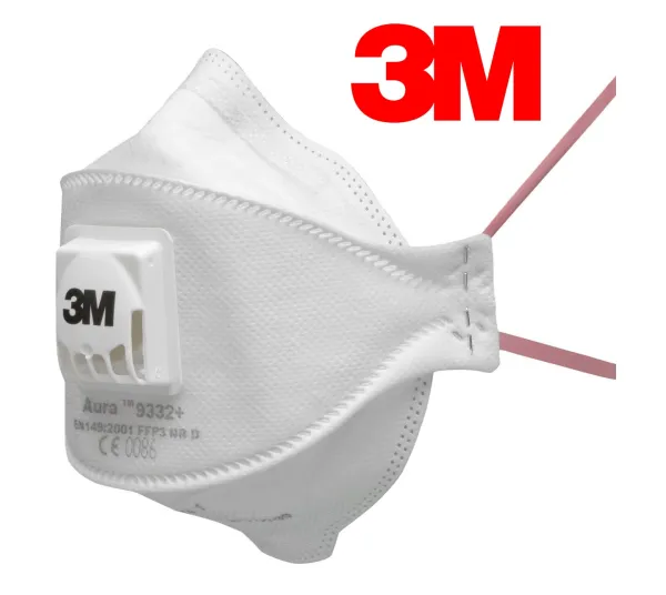 3M 9332+ FFP3 respirátor BULK Biela