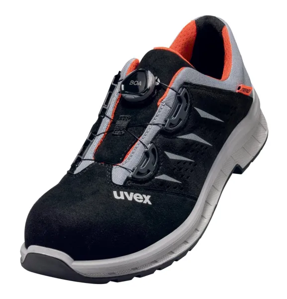 Uvex 6908 S1P SRC Bezpečnostná obuv Čierna-Sivá, 49