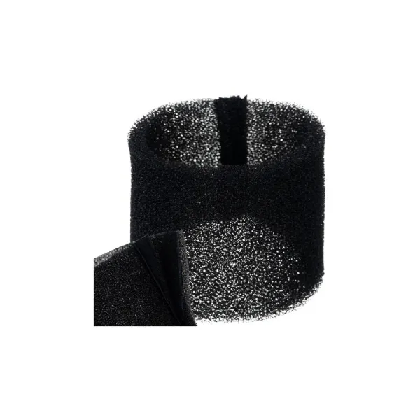 Špongiový filter do vysávača v akcii