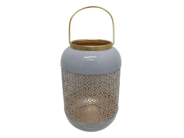 Candle lampáš sivý 27 cm