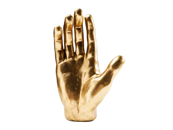 Mano Gold dekorácia ruka zlatá