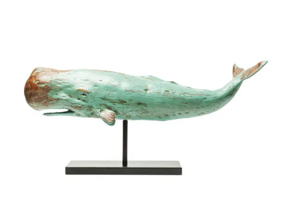 Whale socha zelená