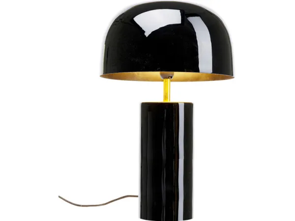 Loungy stolná lampa čierna