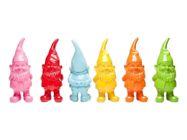 Gnome dekorácia 11 cm rôzne farby