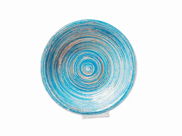 Swirl tanier modrý 21 cm