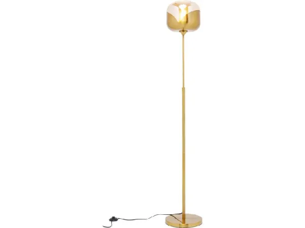 Goblet Ball stojaca lampa mosadzná