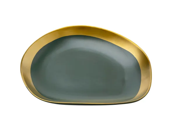 Vibrations tanier tmavozelený Ø27 cm