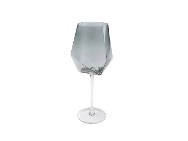Diamond Smoke pohár na víno sivý