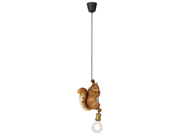 Squirrel visiaca lampa oranžová