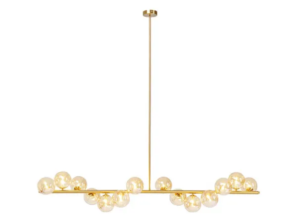 Scala Balls visiaca lampa zlatá