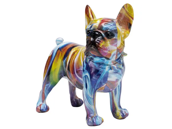 Frenchie Colorful dekorácia 24 cm mix