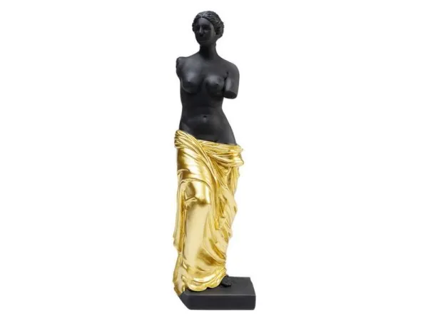 Classic Beauty dekorácia čierno-zlatá 48 cm