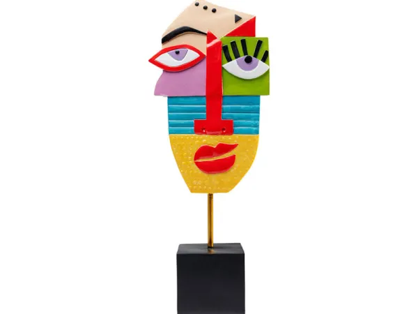 Abstract Face Multicolour dekorácia viacfarebná 52cm