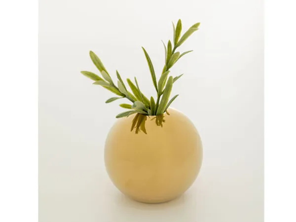 Goldy váza béžová 8 cm
