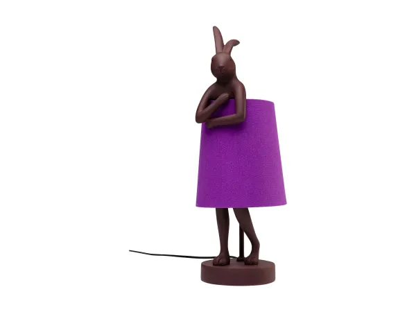 Animal Rabbit stolová lampa červená/fialová