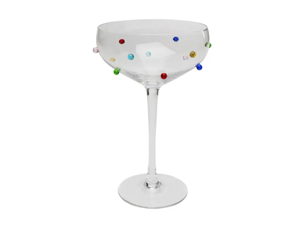 Party Dots pohár na koktail viacfarebný