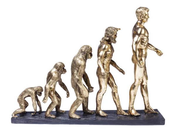 Evolution dekorácia zlatá