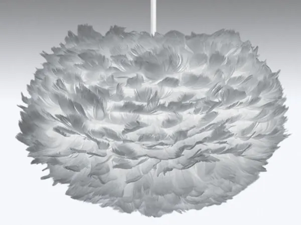 Eos Medium závesná lampa svetlosivá