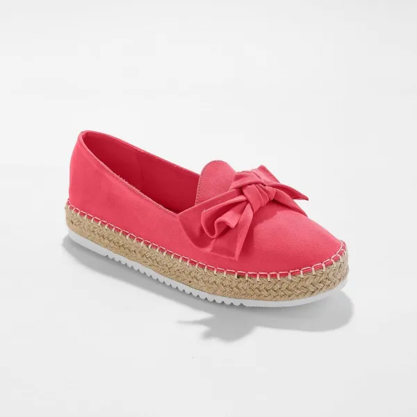 Mokasíny espadrilky s mašľou