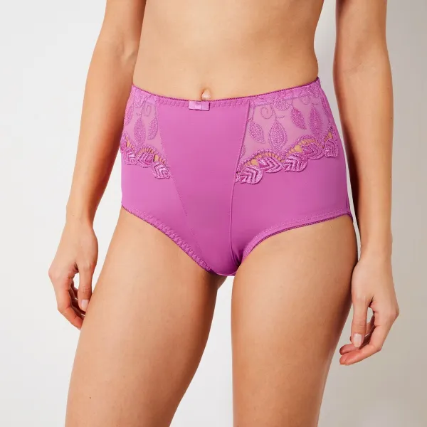 Súprava 2 zoštíhľovacích nohavičiek Rima zn. Confidence Lingerie® z mikrovlákna a vyšívaného tylu