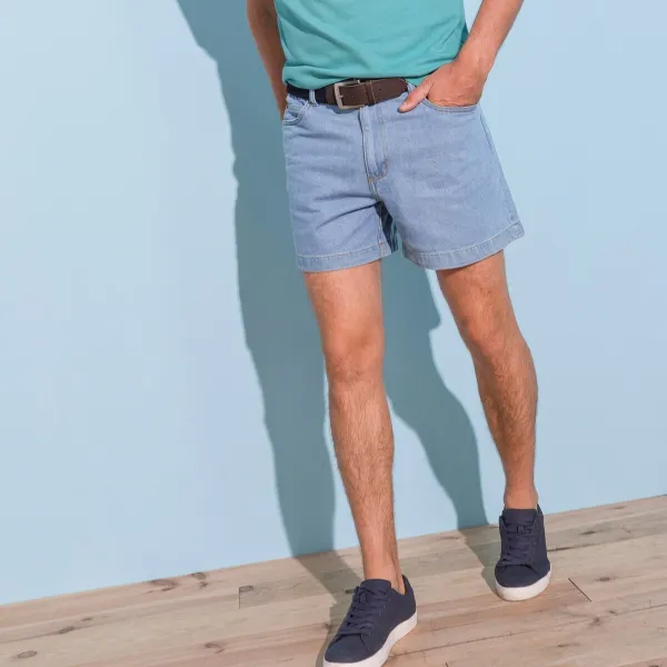 Šortky z tenkého denimu