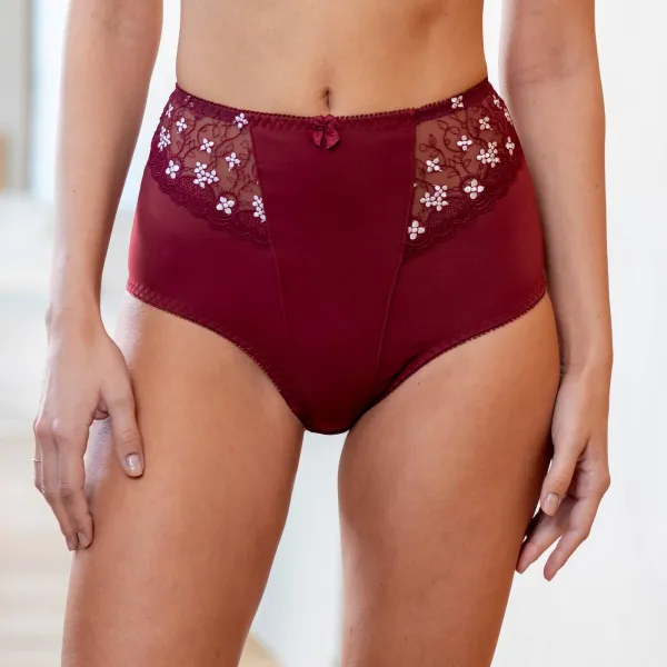Zoštíhľovacie nohavičky Caminata zn. Confidence Lingerie® z mikrovlákna a vyšívaného tylu