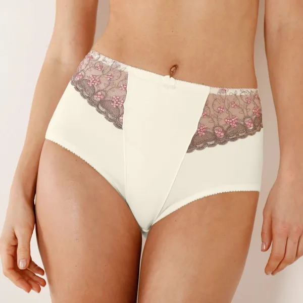 Zoštíhľovacie nohavičky Caminata zn. Confidence Lingerie® z mikrovlákna a vyšívaného tylu