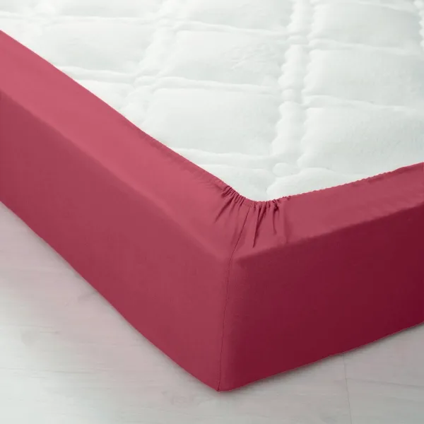 Jednofarebná napínacia plachta zn. Colombine® s hĺbkou rohov 32 cm, z polycotonu