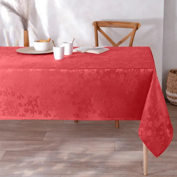 Žakárový obrus s motívom listov zn. Colombine®