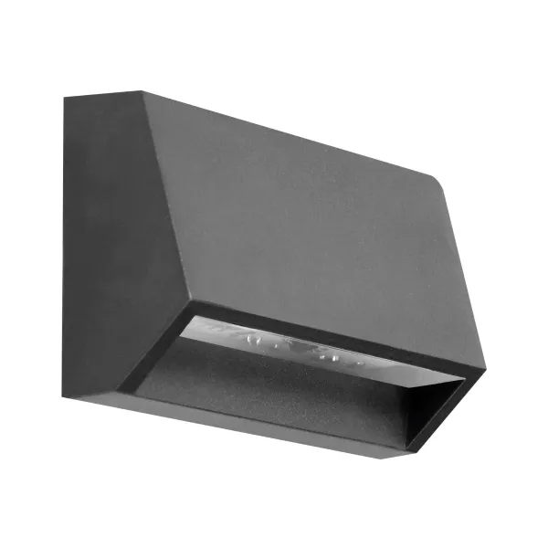 Záhradné nástenné LED svietidlo ENYE 1,5W, 4000K, 60lm, IP65, čierne (ORNO)