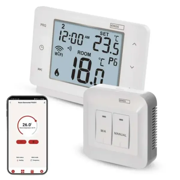 Termostat WIFI bezdrôtový programovateľný P5 GOSMART (Emos)