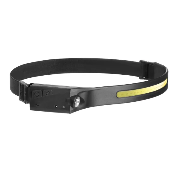 LED čelovka, COB + XPE s 1200 mAh batériou (ORNO)