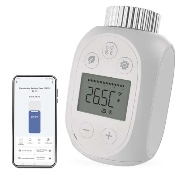 Termostatická digitálna hlavica ZigBee brána s Bluetooth a WiFi(EMOS)