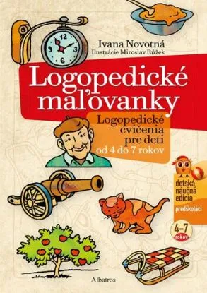 Logopedické maľovanky, vydanie r. 2023 - Ivana Novotná, Miroslav Růžek