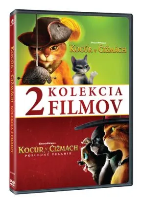 Kocúr v čižmách kolekcia 1.+ 2. 2DVD (SK)
