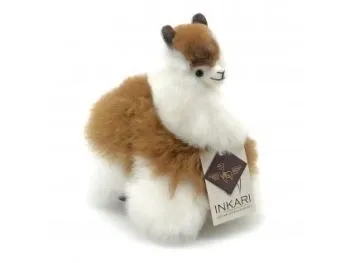 Plyšová hračka Alpaca SMALL – MACCHIATO - INKARI Alpaky