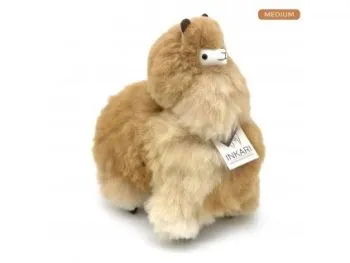 Plyšová hračka Alpaca MEDIUM – SANDSTONE - INKARI Alpaky