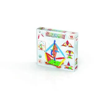 Magnetická stavebnica Multicolor 45