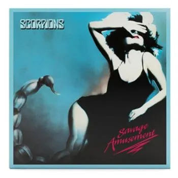 Scorpions - Savage Amusement (Transparent Curacao) LP - Scorpions
