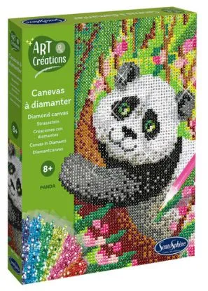 Vykladanie z diamantov Panda - SentoSphére