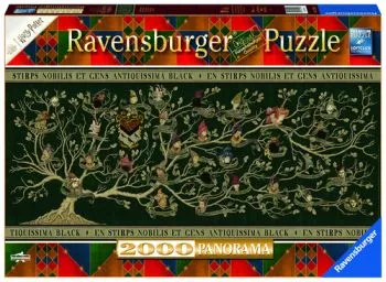 Puzzle Harry Potter: Rodokmeň 2000 panorama Ravensburger