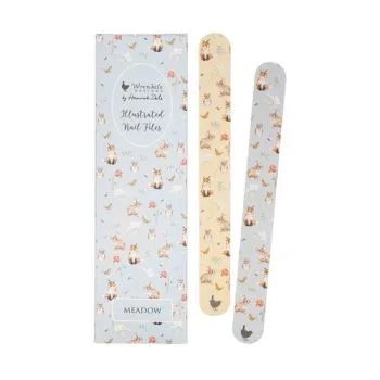 Sada pilníkov na nechty "Meadow" 2 ks Wrendale Designs - králik a líška