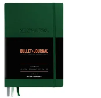 Bullet Journal LEUCHTTURM1917 Green23, 120 g/m2 papier, 206 p., bodkovaný