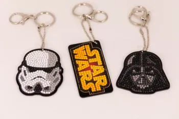Sada kľúčeniek Star Wars vykladanie z diamantov